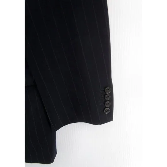 Paul Stuart Sport Coat 40 Blazer Pinstriped Business Jacket Preppy - Picture 3 of 12